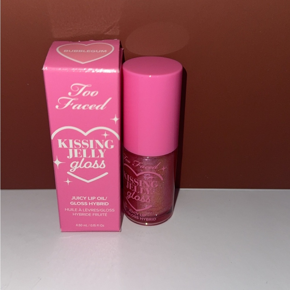 Too Faced Kissing Jelly Gloss - Bubblegum Pink
